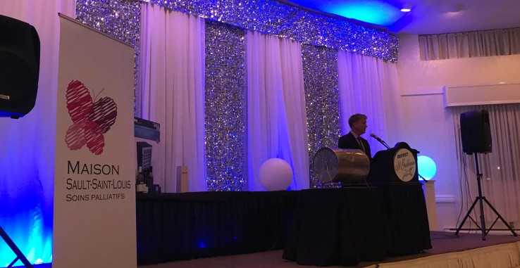 Groupe Quorum, sponsor at the evening for the foundation of the Maison de soins palliatifs Sault Saint-Louis.