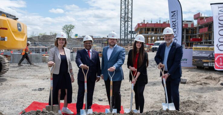 249 new housing units in Saint-Laurent : Quorum launches construction of a sustainable project in the heart of Montreal